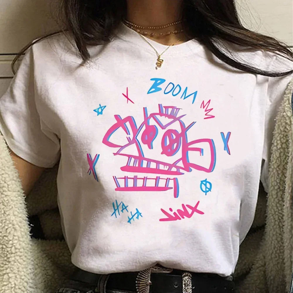 Summer Grunge Clothing - Jinx Arcane Monkey T Shirt Anime