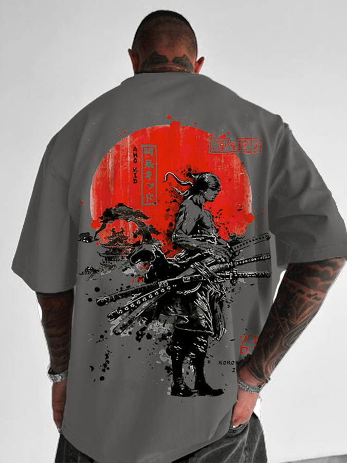 Summer Clothing For Japan - One Piece Action Anime Zoro Print