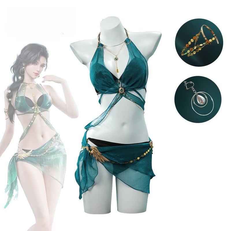 Summer Clothing Accessories - Game Bladepoint Naraka Canaan Cosplay Costume