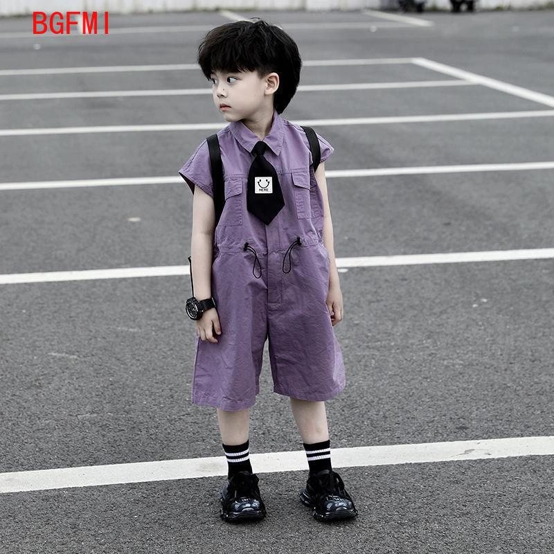 Summer Clothing For Babies - Kids Summer Shorts Overalls Capri Boys
