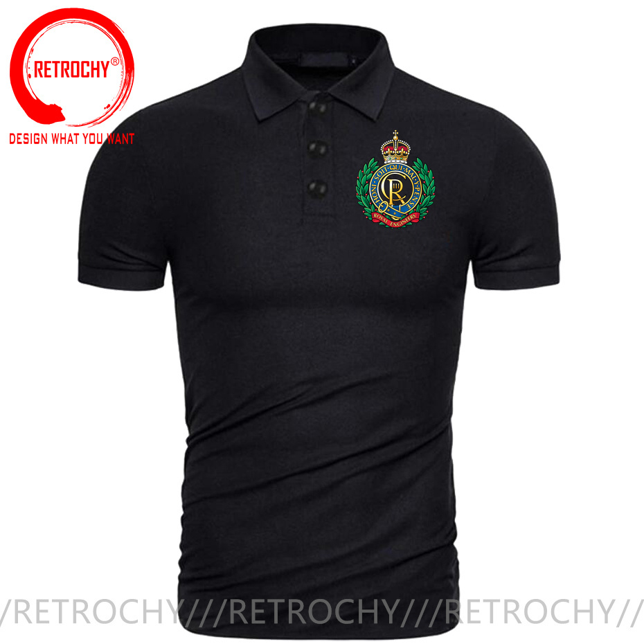 Summer Clothing Uk Men - UK British Royal Engineer Corps Polo