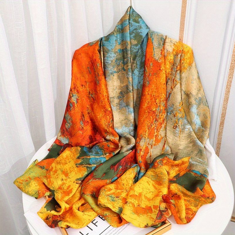 Summer Clothing Hijab - Fashion 180x90cm Satin Silk Scarf Women