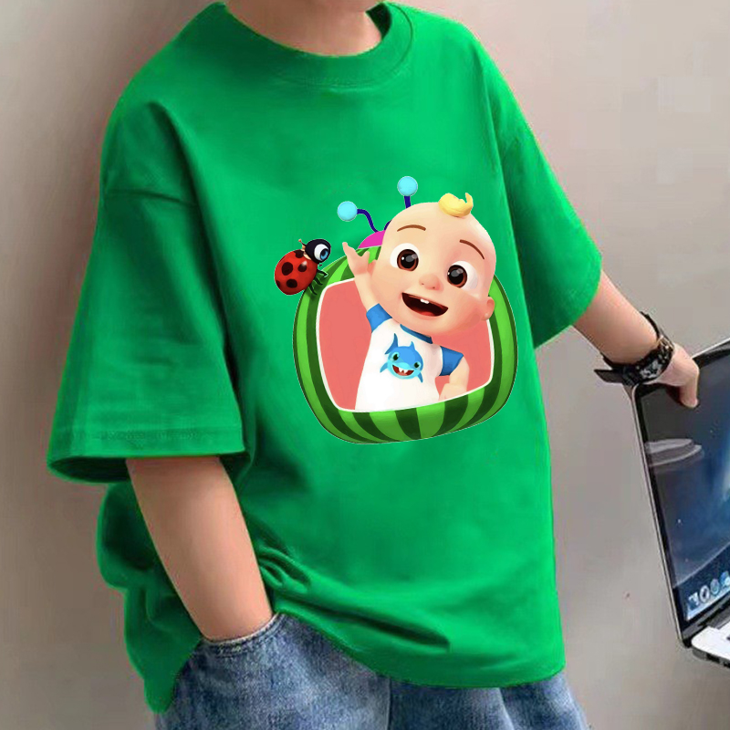 Summer Clothing For Babies - Cocomelons Baby T-Shirts Anime Cotton Short