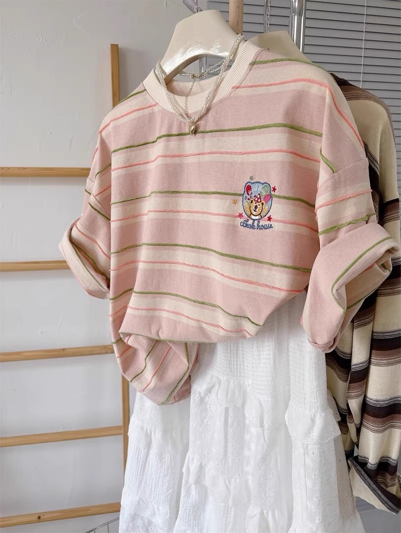 Summer Clothing Outlet - ex Pure Cotton Striped ort Sve