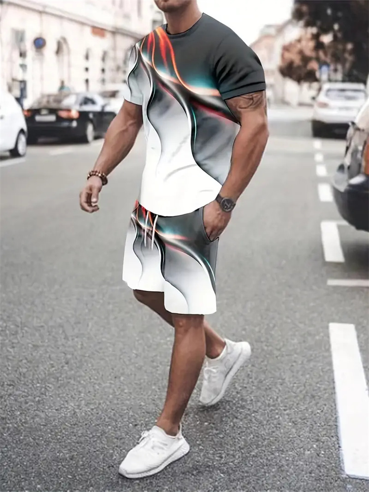 Men Women Gradient Texture T-s - đánh giá và giá Summer Clothing Items