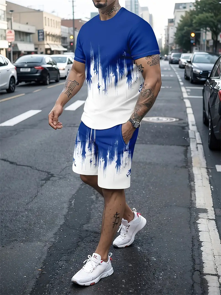 Men Women Gradient Texture T-s - đánh giá và giá Summer Clothing Items