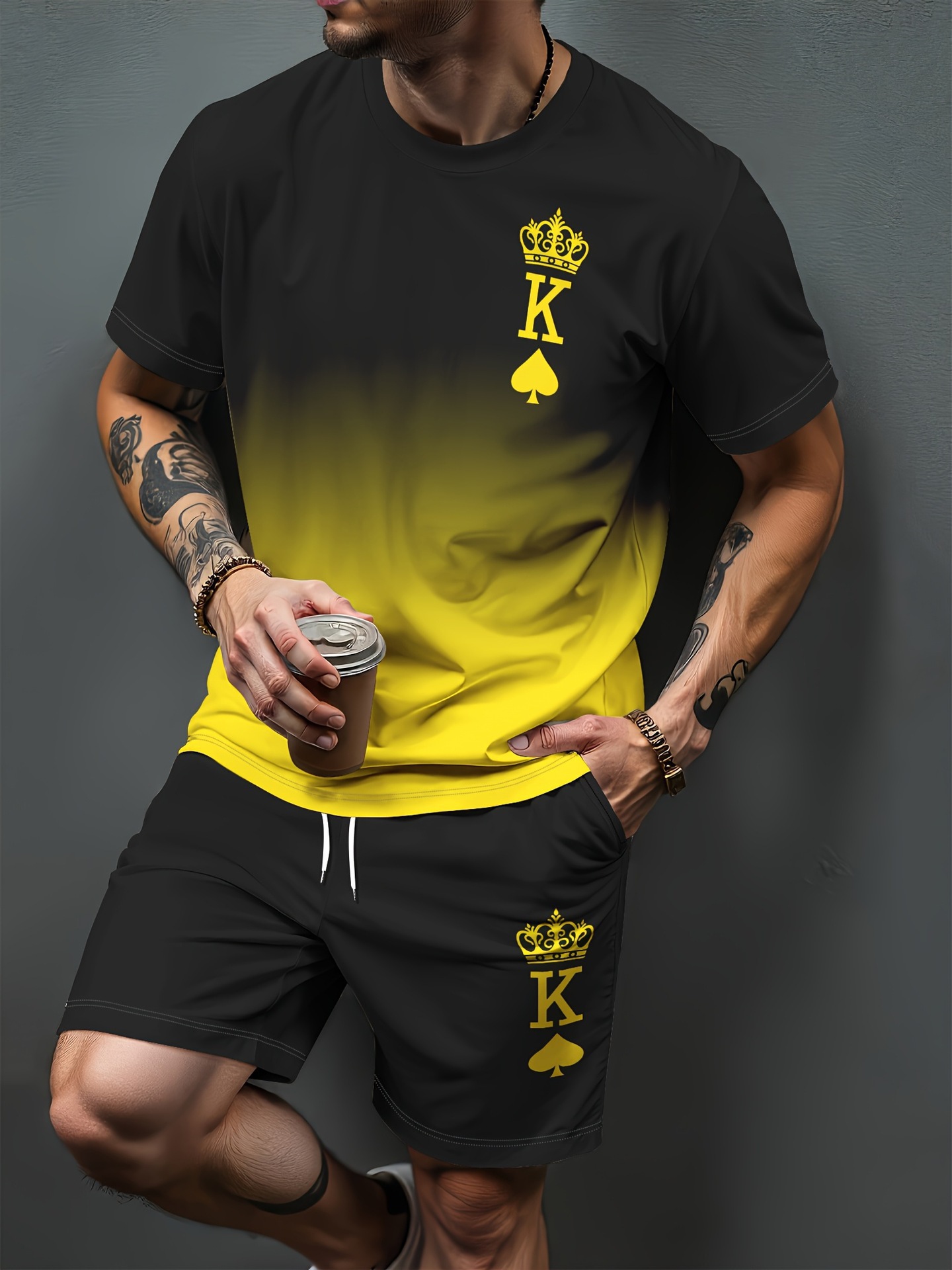 Gradient Letter Pattern 3D Pri - đánh giá và giá Summer Clothing Items