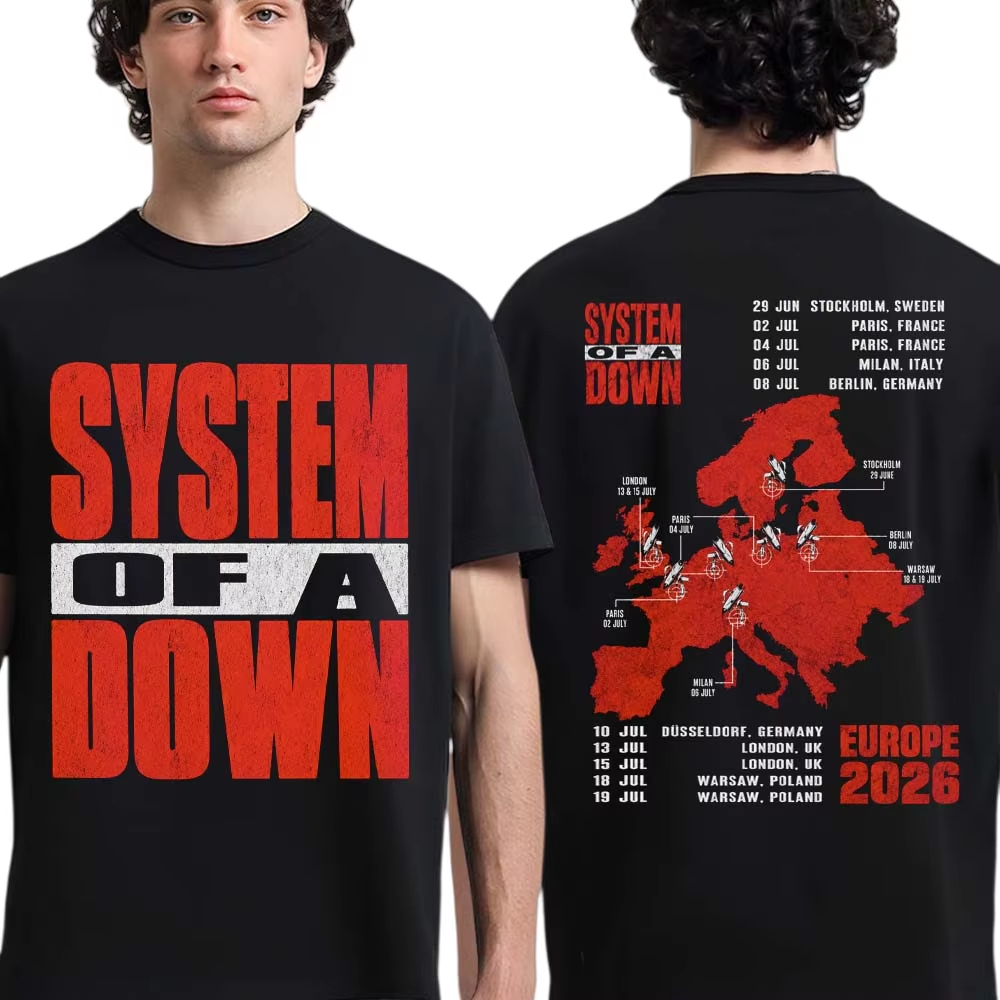 System of A Down EU and UK Tou - đánh giá và giá Summer Clothing Uk Men