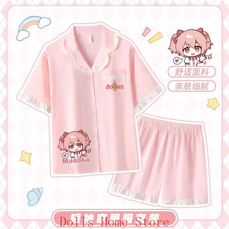 Anime Kaname Madoka Akemi Homu - đánh giá và giá Summer Clothing Wear