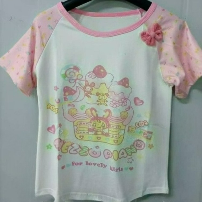 Summmer Kawaii Lolita T-shirts - đánh giá và giá Summer Grunge Clothing