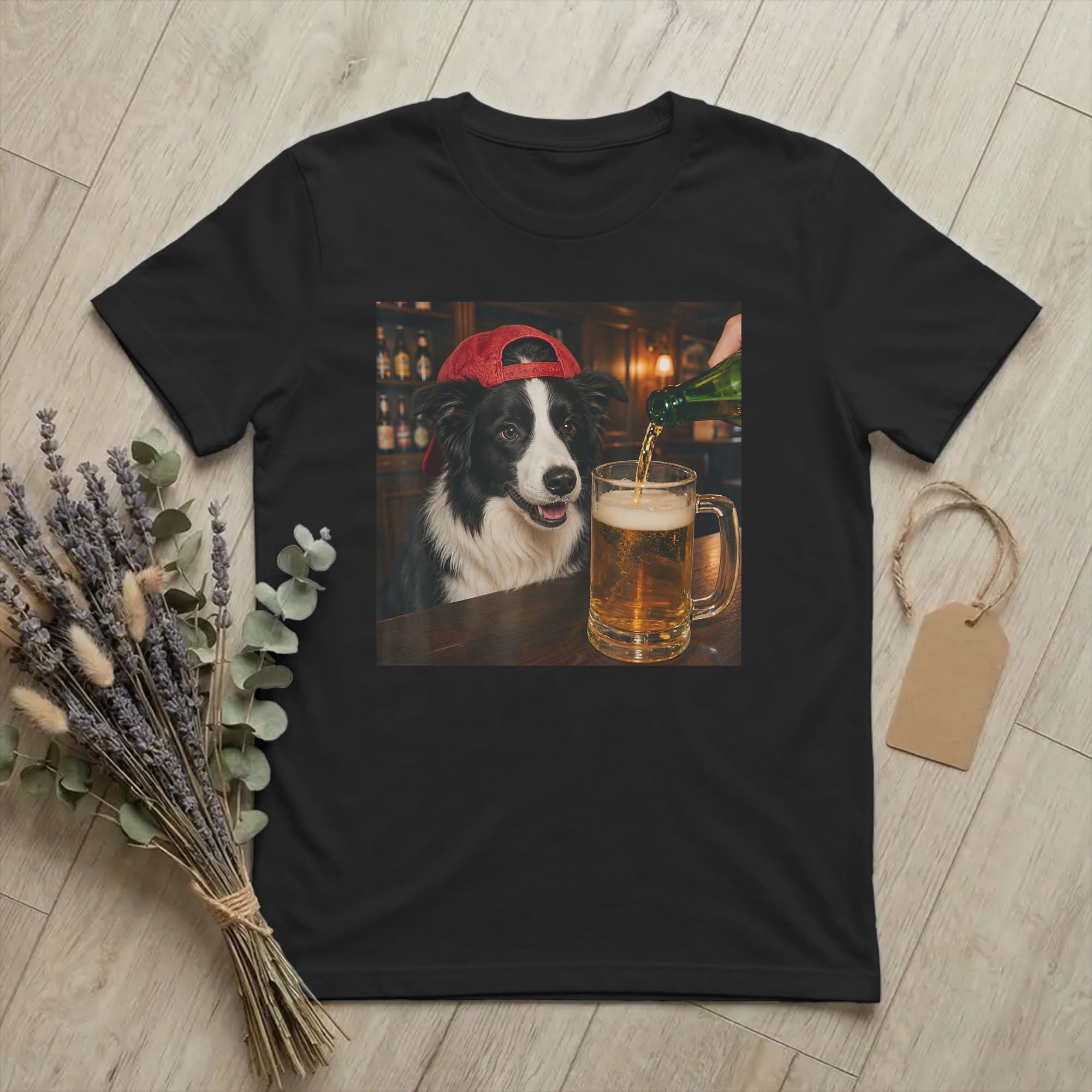 Men Border Collie Drinking Bee - đánh giá và giá Summer Clothing Ideas Men