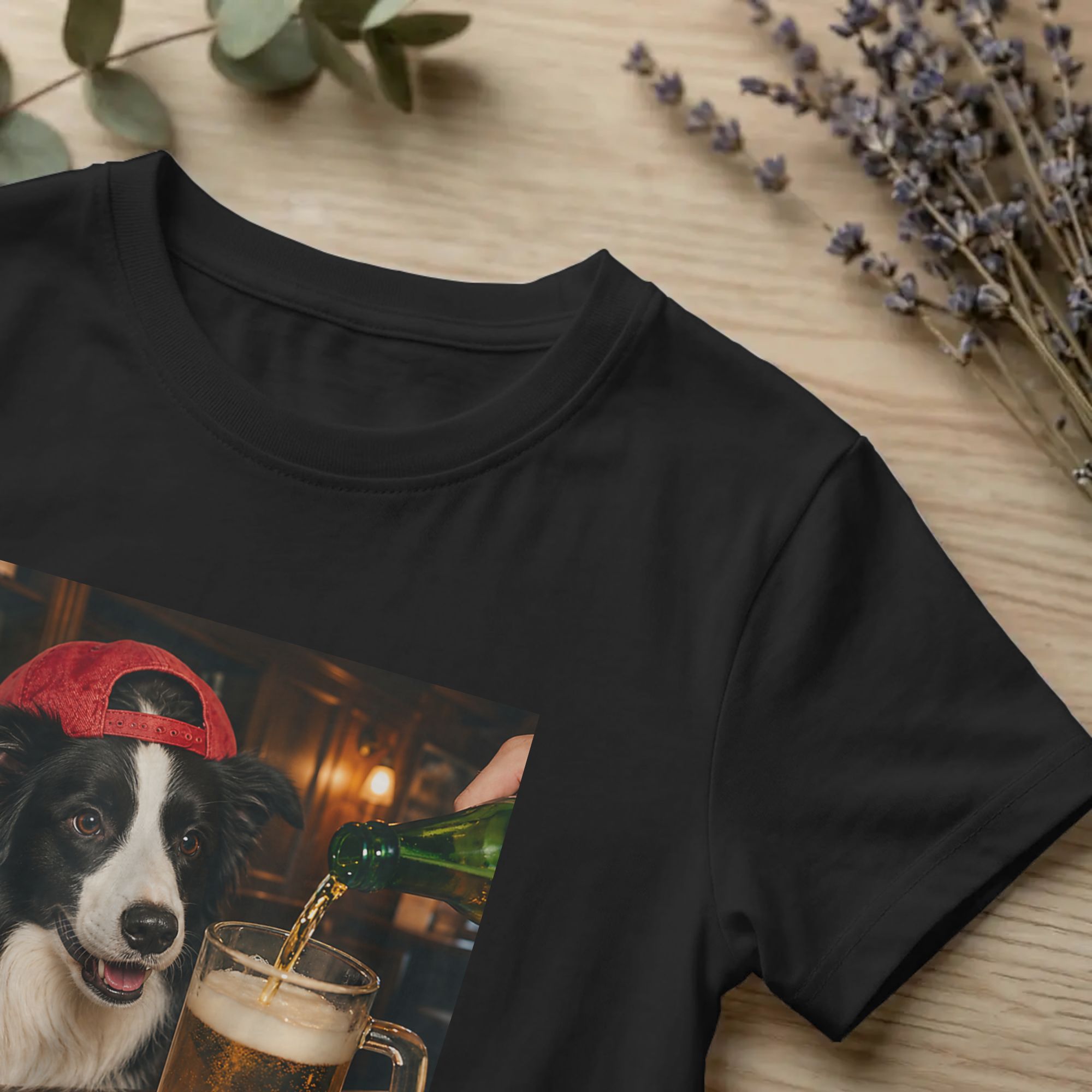 Men Border Collie Drinking Bee - đánh giá và giá Summer Clothing Ideas Men