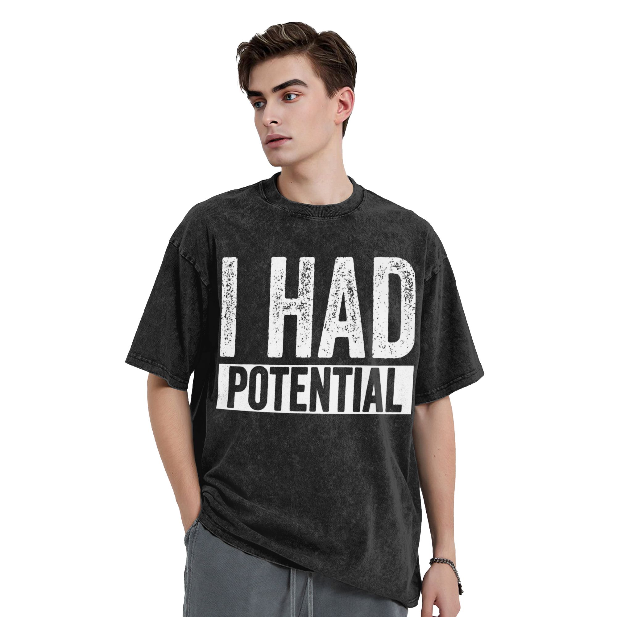I Had Potential T-Shirts for M - đánh giá và giá Summer Clothing Ideas Men