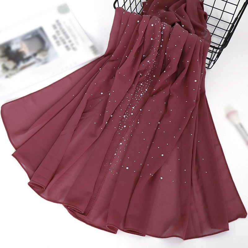 New Plain Diamond Beads Bubble - đánh giá và giá Summer Clothing Hijab