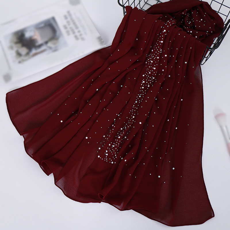 New Plain Diamond Beads Bubble - đánh giá và giá Summer Clothing Hijab