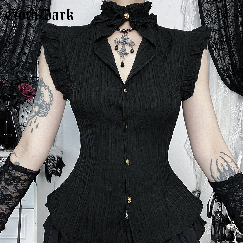 Goth Dark 90s Grunge Single Br - đánh giá và giá Summer Grunge Clothing