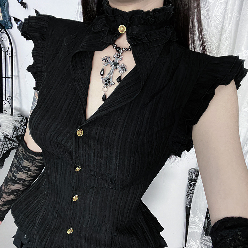 Goth Dark 90s Grunge Single Br - đánh giá và giá Summer Grunge Clothing