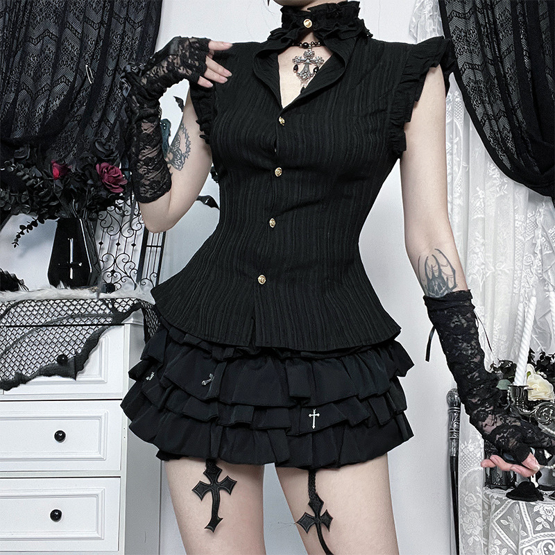 Goth Dark 90s Grunge Single Br - đánh giá và giá Summer Grunge Clothing
