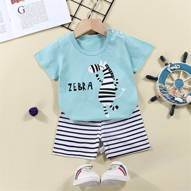 Cotton Tees+Shorts 2-piece Tra - đánh giá và giá Summer Clothing For Babies