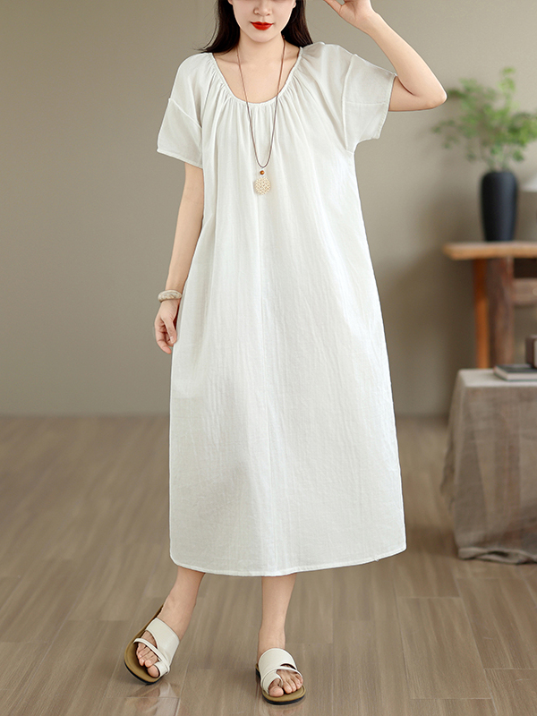 Summer New Casual Cotton Dress - đánh giá và giá Summer Clothing Outlet