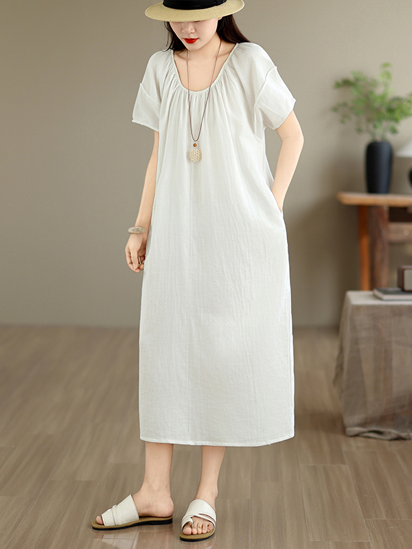 Summer New Casual Cotton Dress - đánh giá và giá Summer Clothing Outlet
