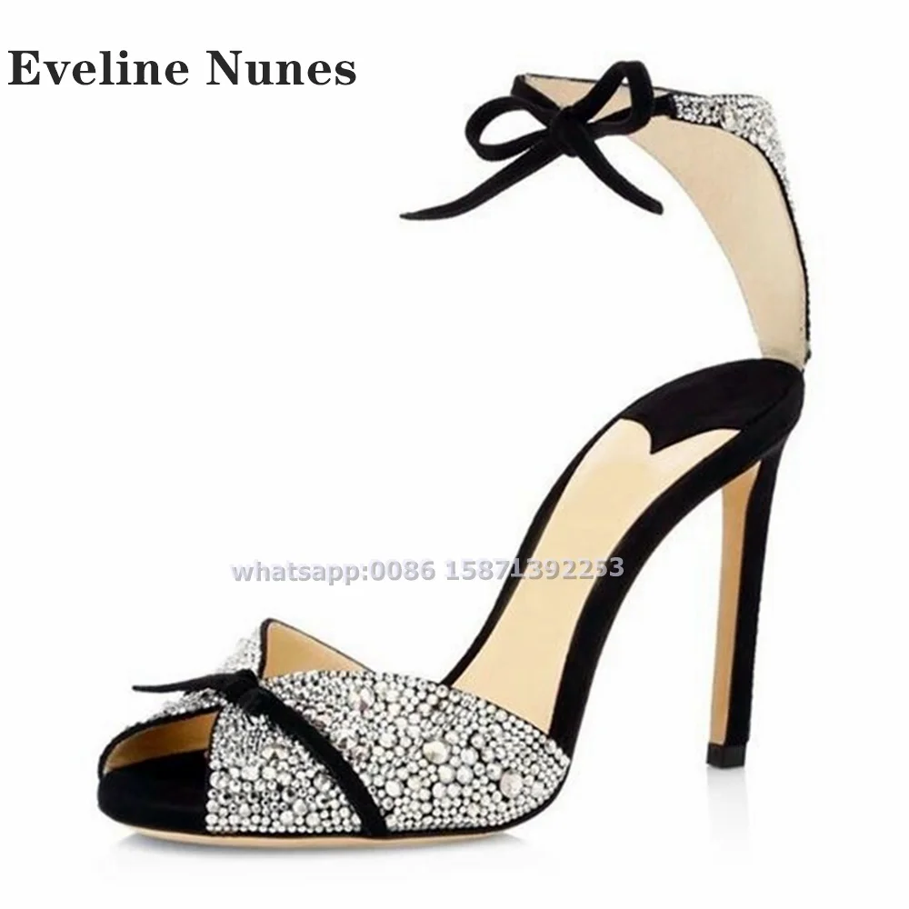 Bow Rhinestone Ankle Strap San - đánh giá và giá Summer Clothing Items