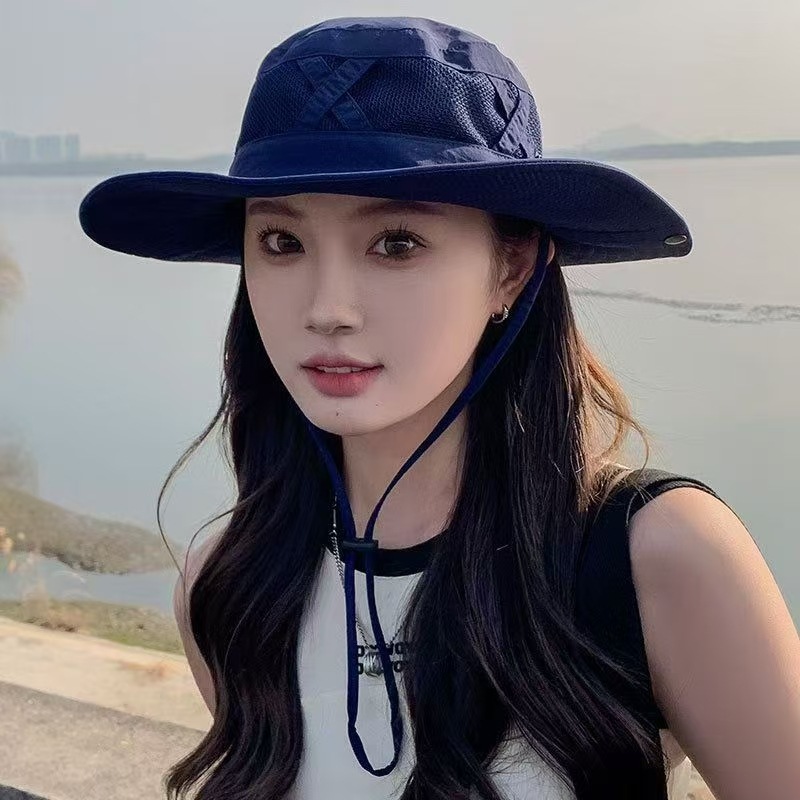 1pcs Summer Men Bucket Hat Out - đánh giá và giá Sun Hat Wide Brim