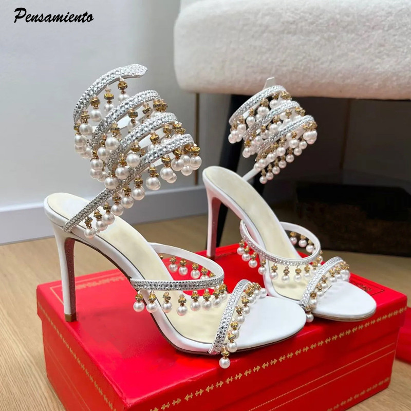 Luxury Rhinestones Pearls Tass - đánh giá và giá Summer Clothing Items