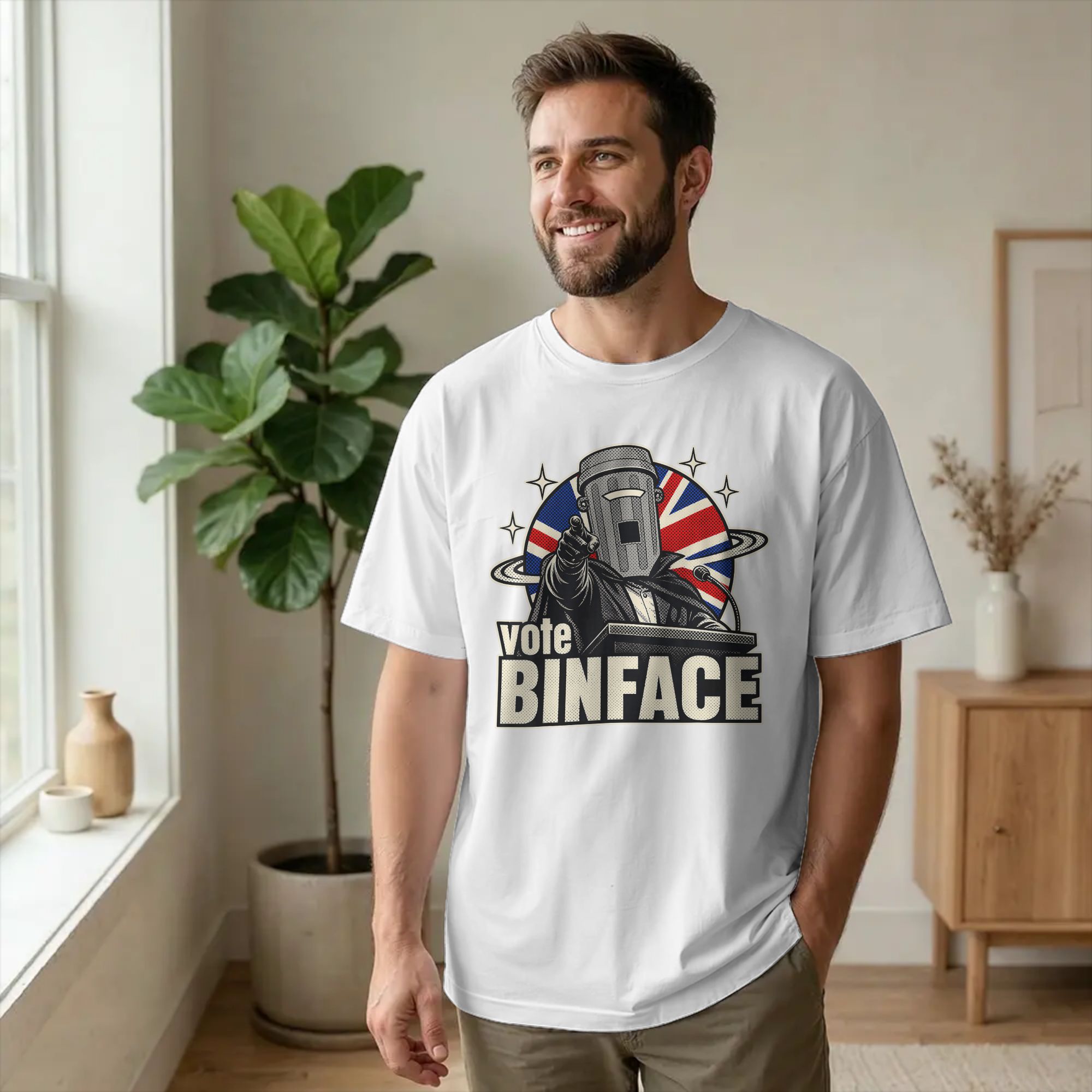 Vote for Count Binface UK Gene - đánh giá và giá Summer Clothing Uk Men