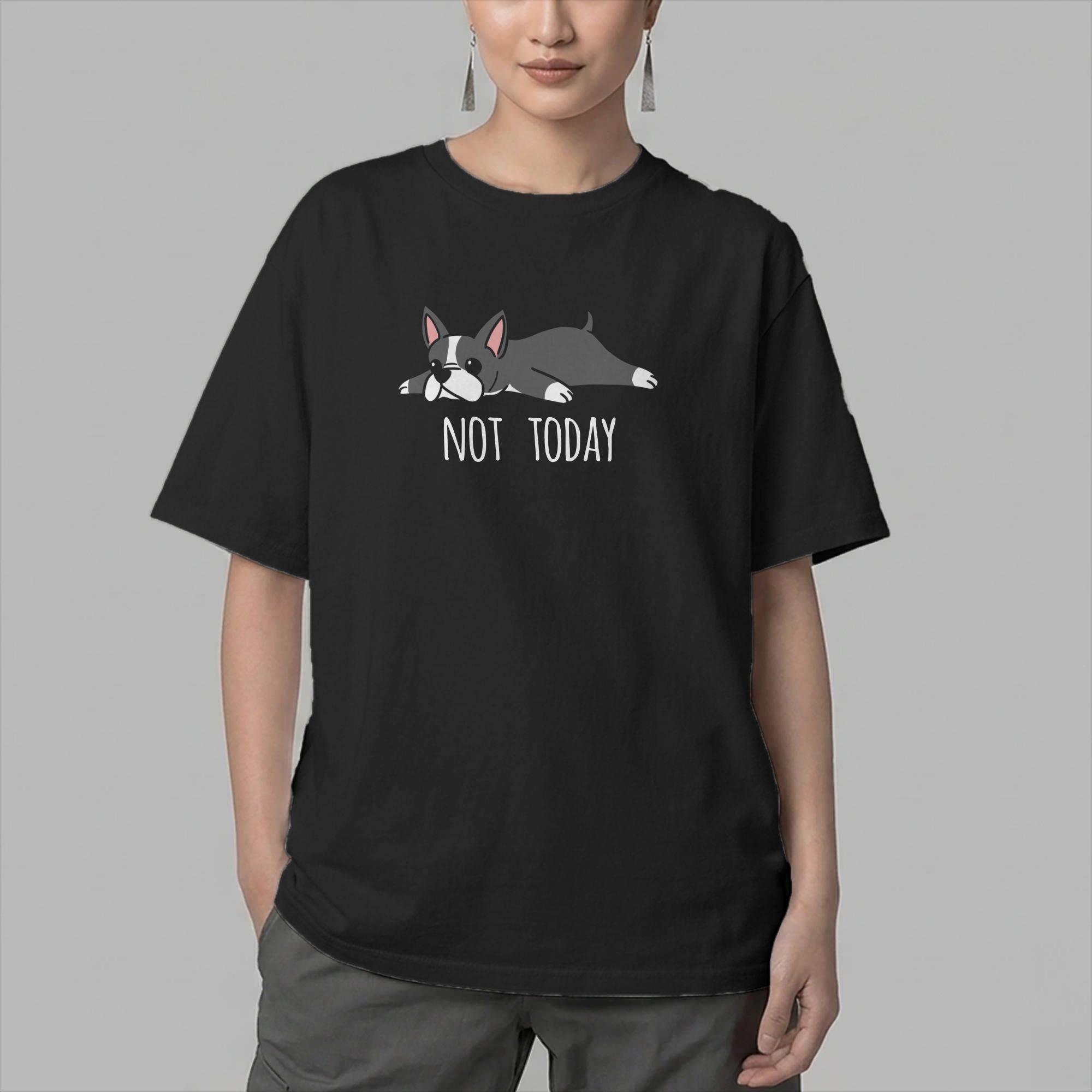 Funny Not Today Boston Terrier - đánh giá và giá Summer Clothing Ideas Men