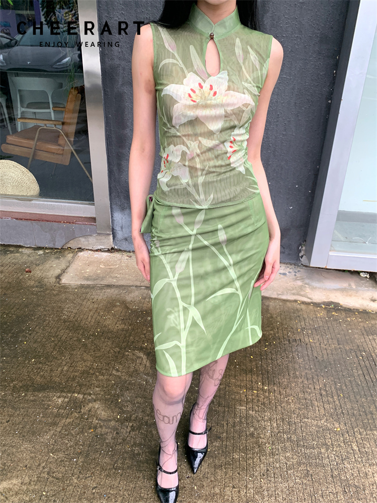 CHEERART Two Piece Set For Wom - đánh giá và giá Summer Clothing Model