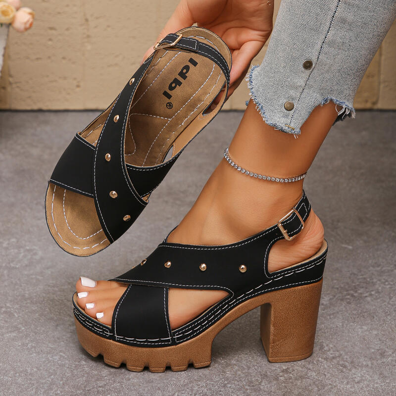 Vintage Super High Heel Cross  - đánh giá và giá Summer Clothing Items